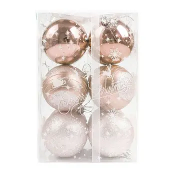 

12 Pcs Shining Christmas Ball Small Shatterproof Christmas Tree Hanging Decorate