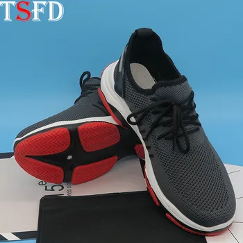 

Trend Men's Shoes Fly Weaving Men's Breathable Shoes Shockproof Fashion Man Shoes Men Sneakers Soft Outdoor Low Top Footwear S9