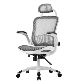 

New Arrival T-shaped Office Chair, Ergonomic Mesh Neck Guard, Movable 30 Degree Rotating Office Game Sports Chair