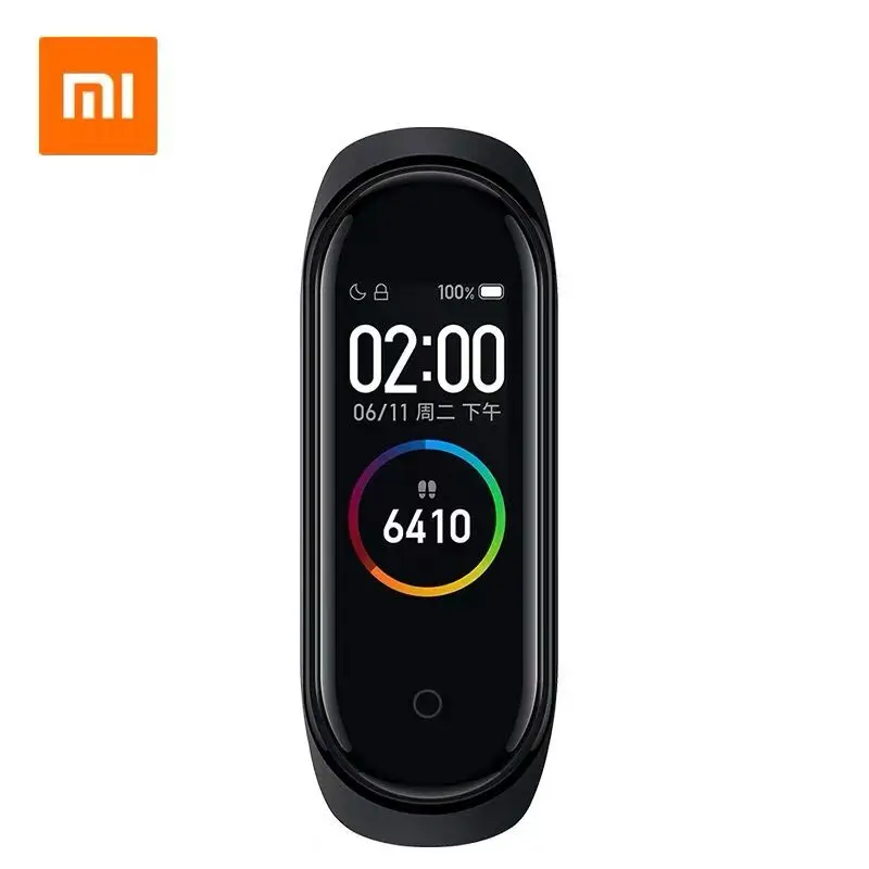 Xiaomi mi смарт-браслет 4, 3 цвета, AMOLED экран, mi Band 4, Smartband, фитнес-браслет, Bluetooth, спортивный, водонепроницаемый, SM