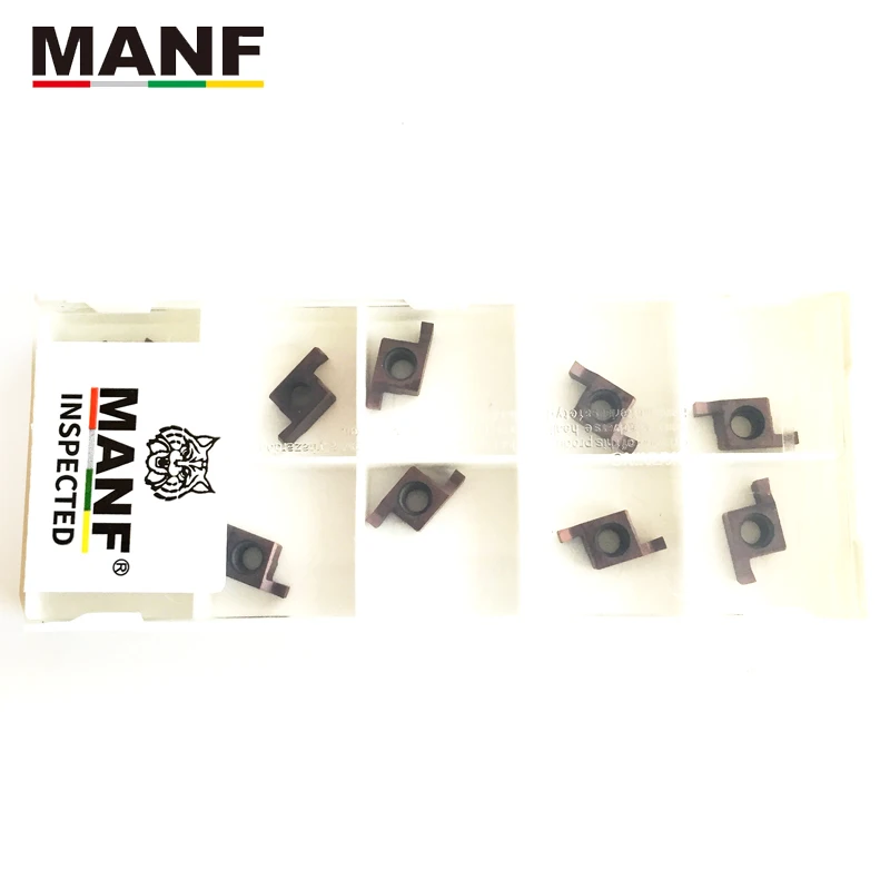 MANF твердосплавные вставки GER100 150 200-C внутренняя вставка для прорезания канавок много паз CNC лезвие токарный станок паз для резки