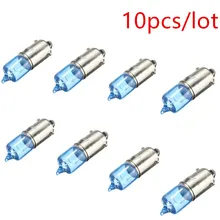10 шт./лот супер яркий BAX9S H6W 6Вт авто, на танкетке, с боковой светильник лампы сигнала поворота Светильник лампы светильник источник дропшиппинг