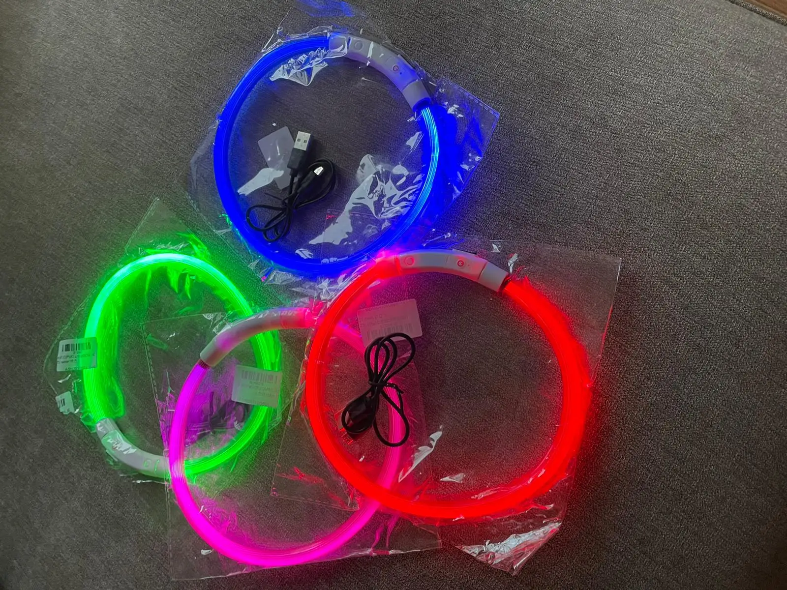USB Charging Led Dog Collar Anti-Lost/Avoid Car Accident Collar For Dogs Puppies Dog Collars Leads LED Supplies Pet Products dog collar,pet collar