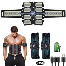 

EMS Muscle Trainer Toner Vibration Body Slimming Belt Unisex Abdominal Stimulator Machine Ab Trainer Home Gym Fitness Equiment