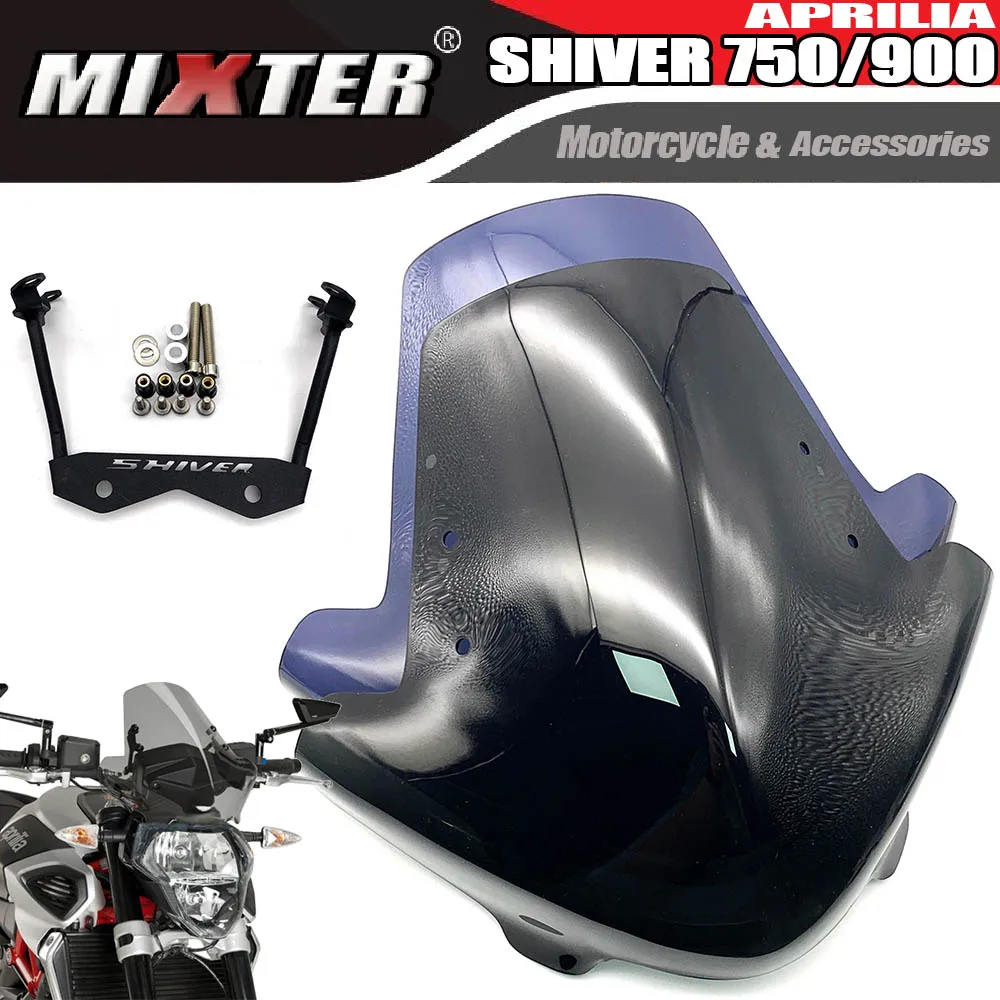 Спортивный ветровой экран для мотоциклов ветровое стекло подходит APRILIA SHIVER750 Shiver