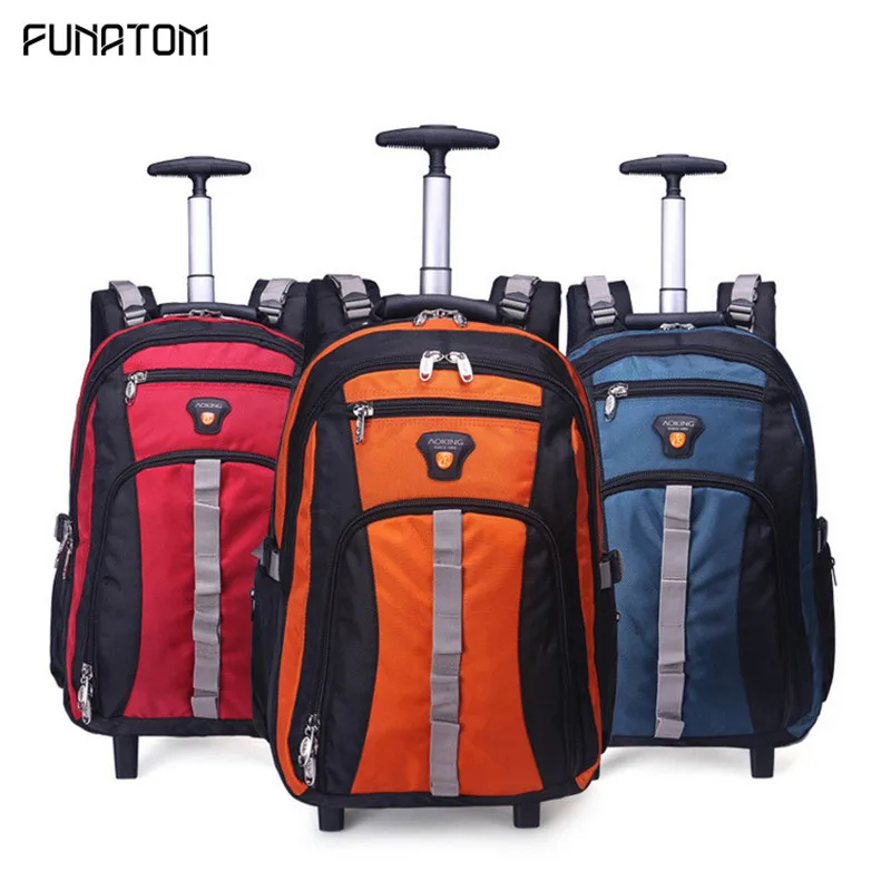 

Men Trolley Backpack 20 Inch Travel Trolley Luggage Backpack Bag Luggage Suitcase for Women Wheeled Backpacks Carry-on Bags