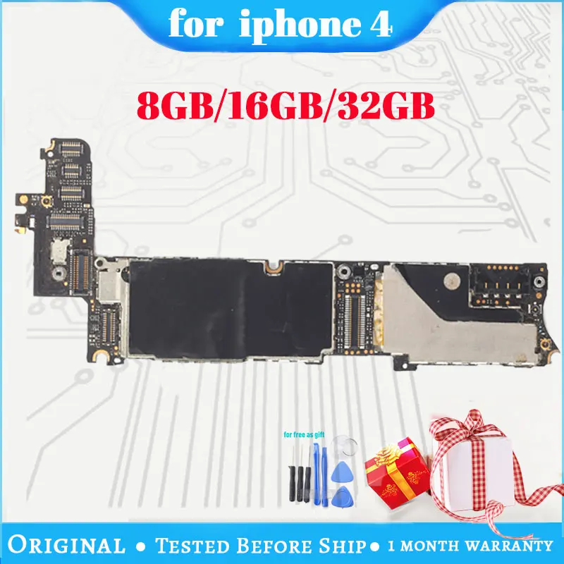 Материнская плата 8 ГБ 16 для iphone 4 4G материнская логическая схема оригинальная