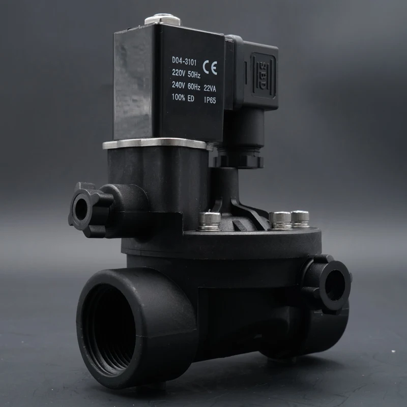 

solenoid valve,valve, water valve,Normally closed /open 220V 2 way pilot operated plastic with manual switch and flow adjustment