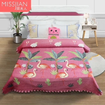 

High Quality Flamingo Warm Protector Coverlet Bedspread Bed Flat Sheet Cover Graceful Cover 200x230cm Not Including Pillowcase