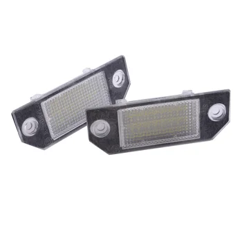 

beler NEW 2pcs License Number Plate Light Lamp Fit For Focus C-MAX I Focus MK2 2003 2004 2005 2006 2007 2008