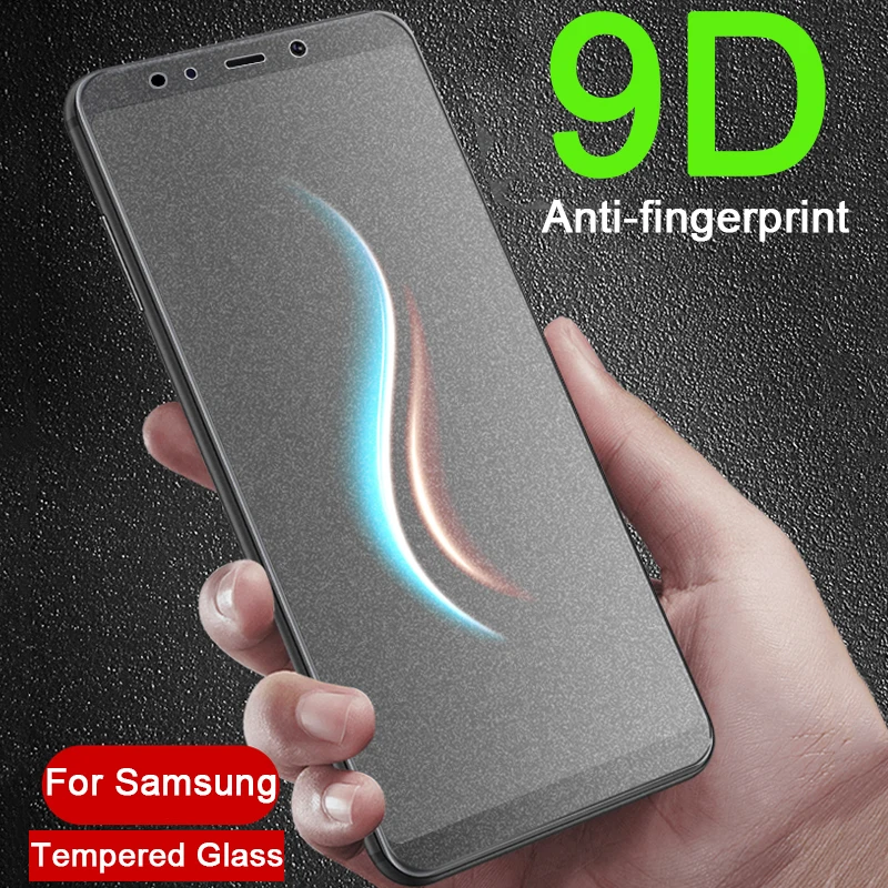 

9D No fingerprint screen protector for Samsung Galaxy A6 A8 Plus A9 A7 2018 A9s A10 A10e A20 A20e A30 A40 A50 A70 Tempered Glass