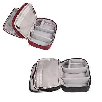 

BUBM Double Layers Electronics Accessories Bag Packing Cubes For Pad/Makeup Bag