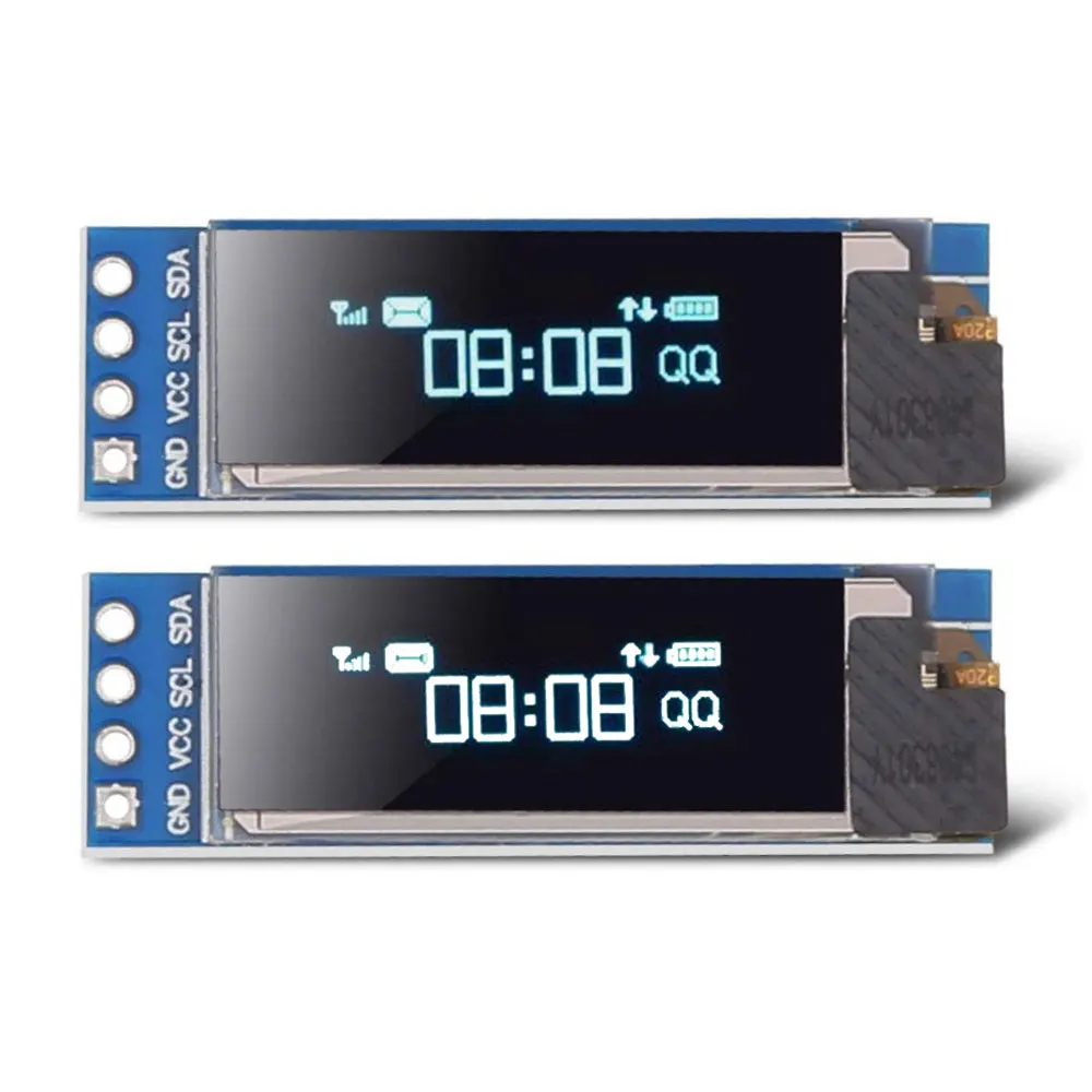 

0.91 inch OLED module 0.91" white/Blue OLED 128X32 OLED LCD LED SSD1306 Display Module 0.91" IIC Communicate for arduino