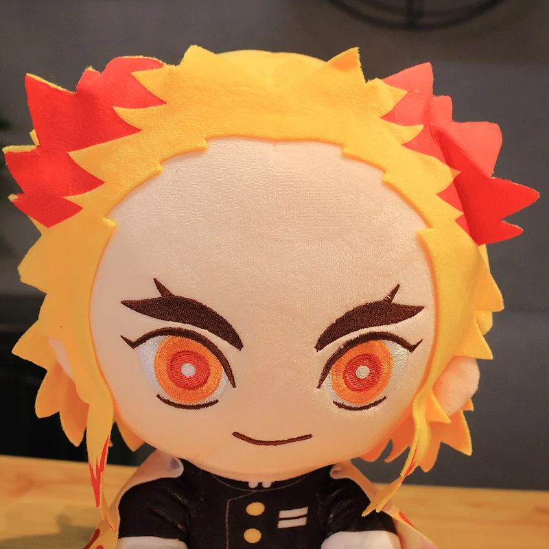 1pc 20/30cm Cartoon Demon Slayer Plush Toys Kawaii Kamado Tanjirou Agatsuma Zenitsu Kamado Nezuko Stuffed Dolls Lovely Pillow images - 6