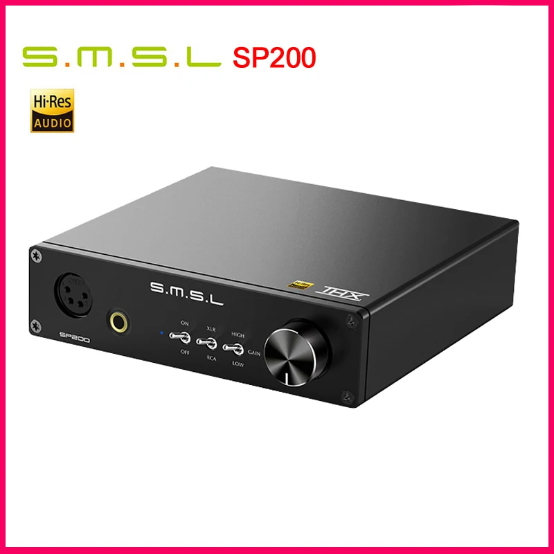 SMSL SP200 THX AAA 888 технология сбалансированный усилитель для наушников AMP с XLR RCA
