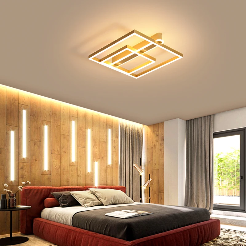 Ceiling chandelier for living room bedroom Round circle rings Modern lustre avize home LED Modern Chandelier Lighting