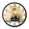 Mecca Holy Kaaba Modern Design Silent Wall Clock Saudi Arabia Ramadan Kareem Mosque Minimalist Wall Art Home Decor Clock Watch 5