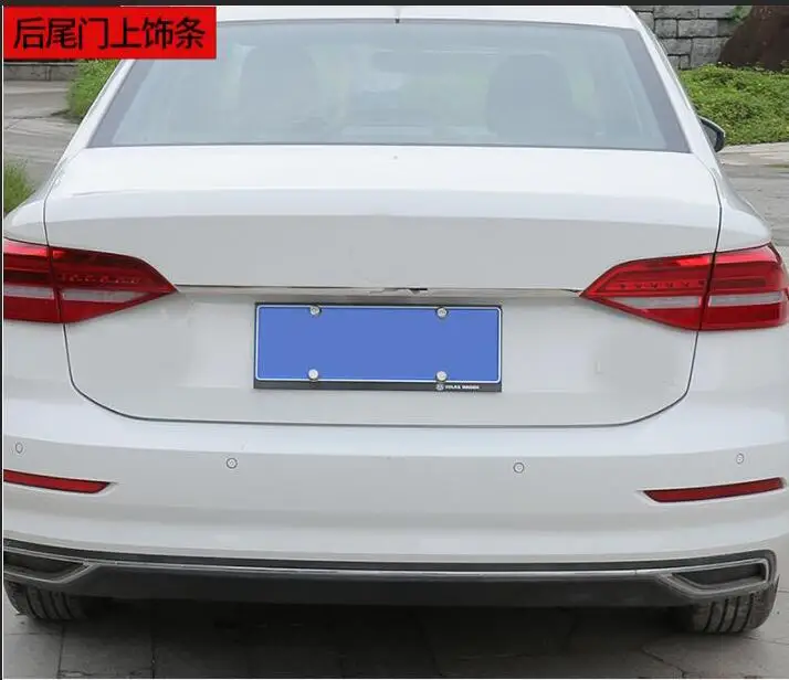 Отделка задней двери подходит только для 13-18 VW Lavida, декоративные аксессуары из нержавеющей стали