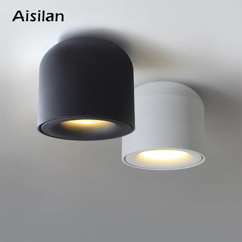 

LED Ceiling Spot Light 7W 9W CREE COB Chip Surface Mounted Down Light For Living Room Bedroom Kitchen Bathroom Corridor