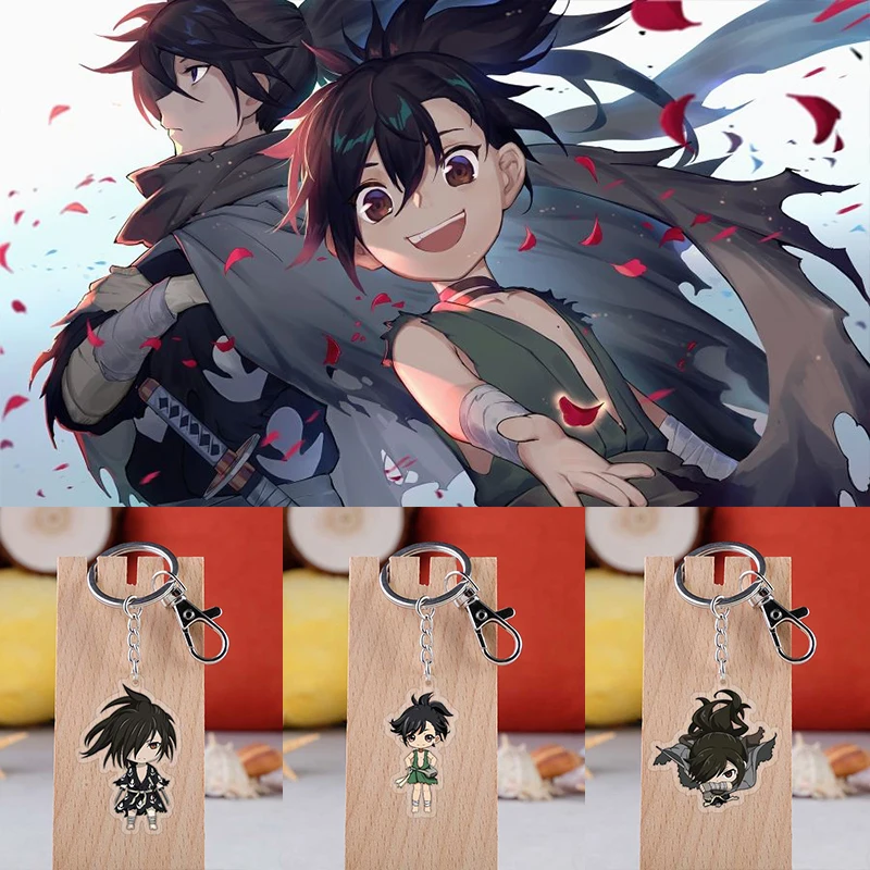 

Anime Dororo Keychain Cosplay Prop Accessories Cartoon Keyring Jewelry