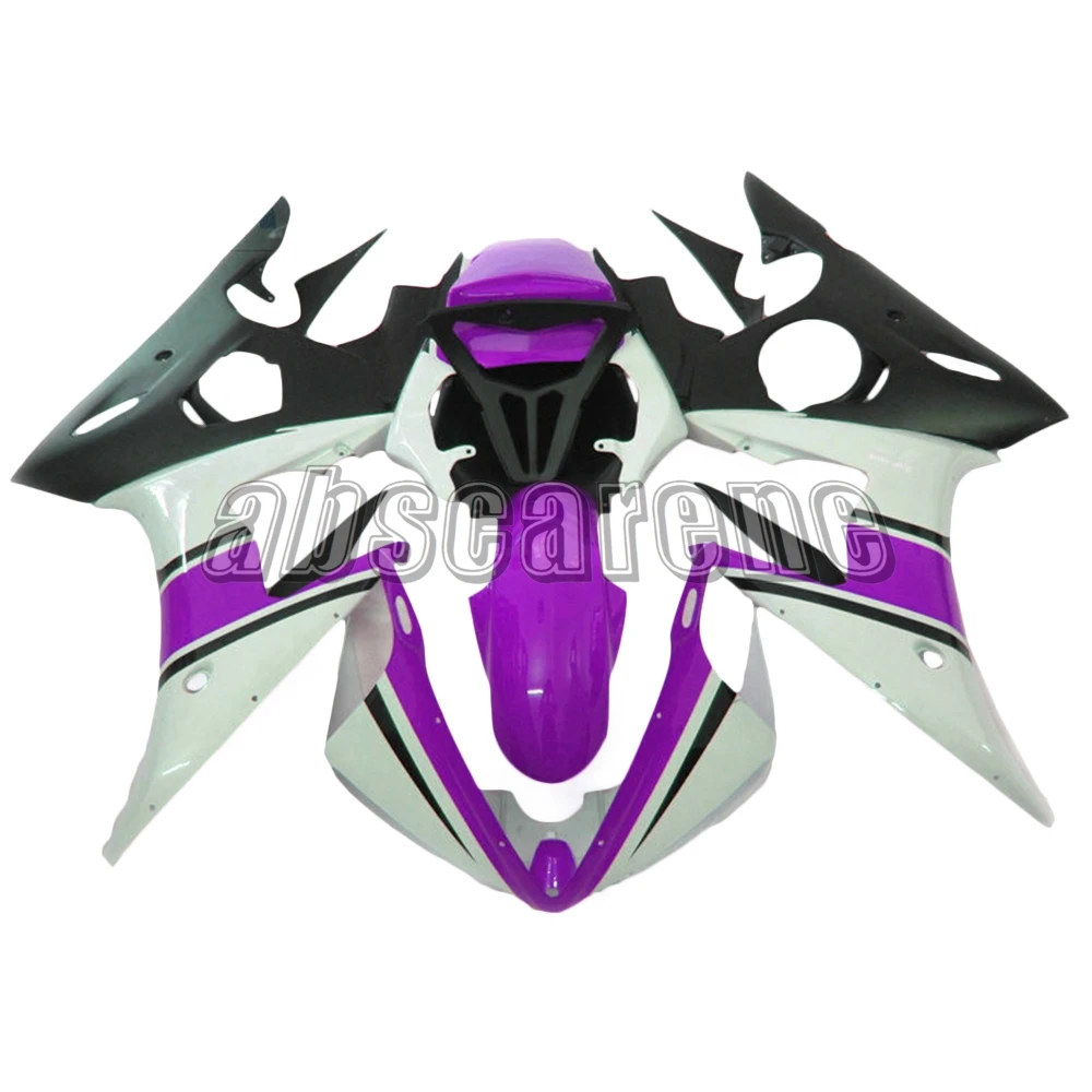 Purple White Black Injection Full Fairing Kit For Yamaha YZF600 R6 2003 2004 2005 03 04 05 ABS Plastic Motorcycle Cowlings | Автомобили и