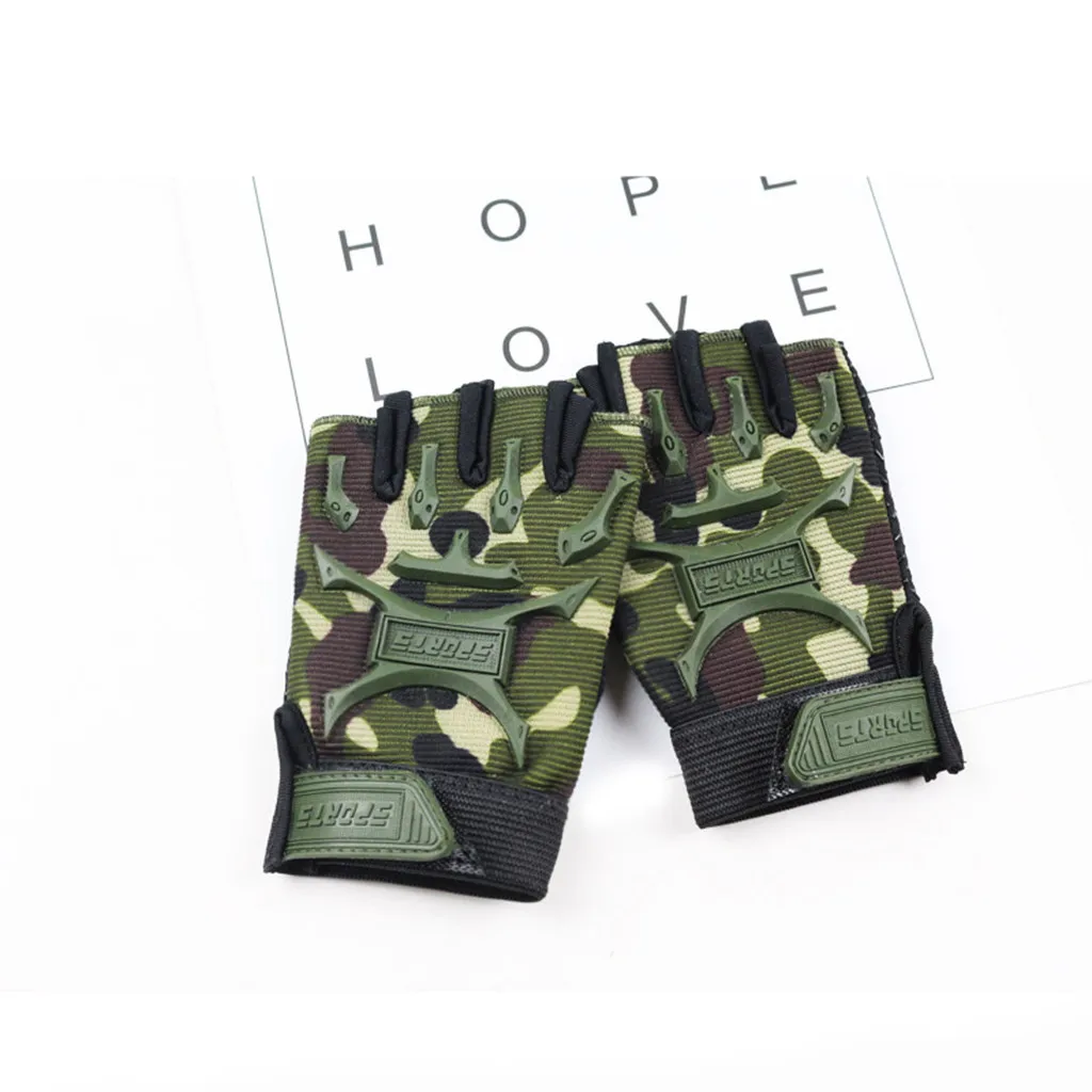 Детские спортивные перчатки для тренировок перчатки, поддержка запястья для фитнеса Половина пальцев рукавицы Тактические Военные Guante Tactico# Zer