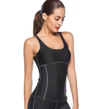 Женская компрессионная майка для йоги, Облегающая майка без рукавов, майка, Топ