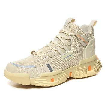 

Hot Sale Basketball Shoes Comfortable High Top Breathable Training Boots Ankle Boots Outdoor Men Sneakers Athletic Sport Shoes