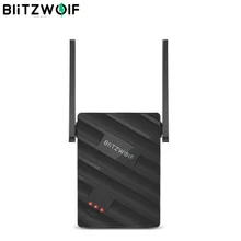 BlitzWolf BW-NET2 répéteur sans fil 300Mbps d'extension de portée sans fil prend en charge 64 appareils