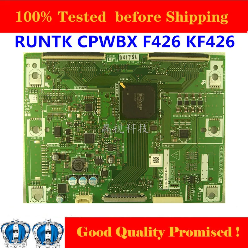 CPWBX F426 XF426WJ KF426 T CON плата для острых LCD 46A63 52Z770A. .. Дисплей карта ТВ Замена доска хороший тест|Печатные платы| |