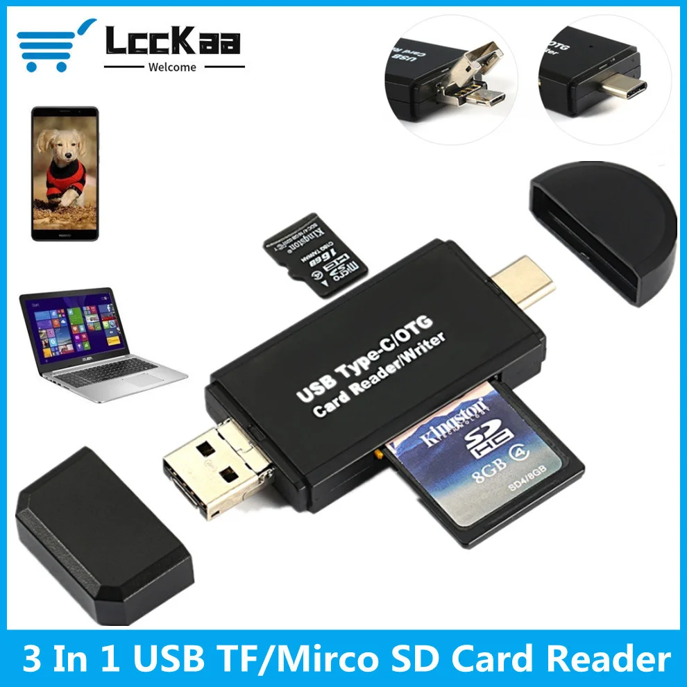 USB 2 0 кардридер OTG Micro SD для адаптер флэш-накопитель смарт-кардридер Type C |