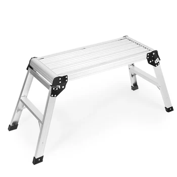 

Trapezoid Chair Outdoor Al Light Step Stools 150kg Step Ladders Washing Lightweight Car Chair Sliver Bath Shower Foot Stool