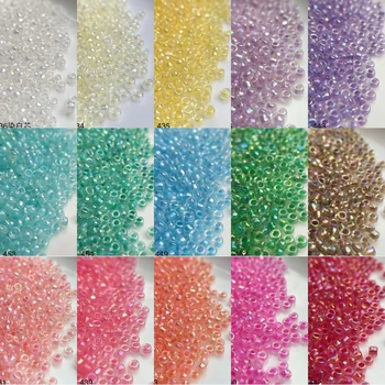 

New Miniki Beads 2mm 3mm Crystal Inside Colors Glass Seed Beads Uniform Czech Spacer Glass Bead For Jewelry DIY Making 10g