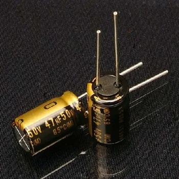 

10 pcs new fever audio electrolytic capacitor 47uf 50V KZ MUSE full range Nichicon Japanese original authentic