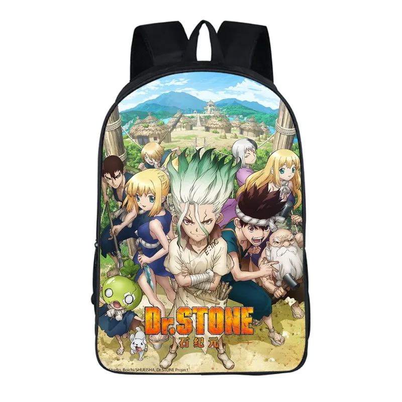 Аниме Dr. STONE Ishigami Senku хром Косплей conviviality фестиваль играет для взрослых мальчиков и девочек одежда на молнии дышащая сумка на плечо