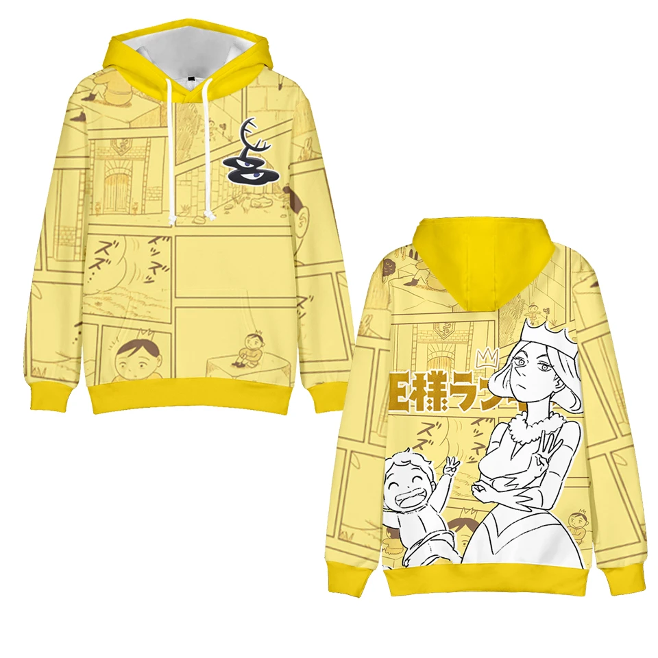 

New Printing 3D Comic Kings Ranking Hoodies Men Women Unisex Sweatshirts Autumn Kids Pullovers Casual Boys Girls Tracksuits Tops
