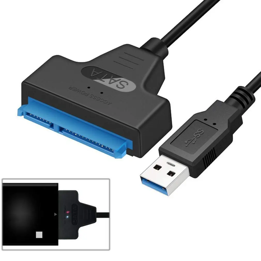 20 см USB3.0 к Sata3 кабель адаптера внешний конвертер для 2,5 дюймов HDD SSD жесткий диск SATA III кабель адаптера