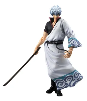 

Anime Gintama Sakata Gintoki Shiro Yasha PVC Action Figure Collectible Model Kids Toys Doll Gift 18cm