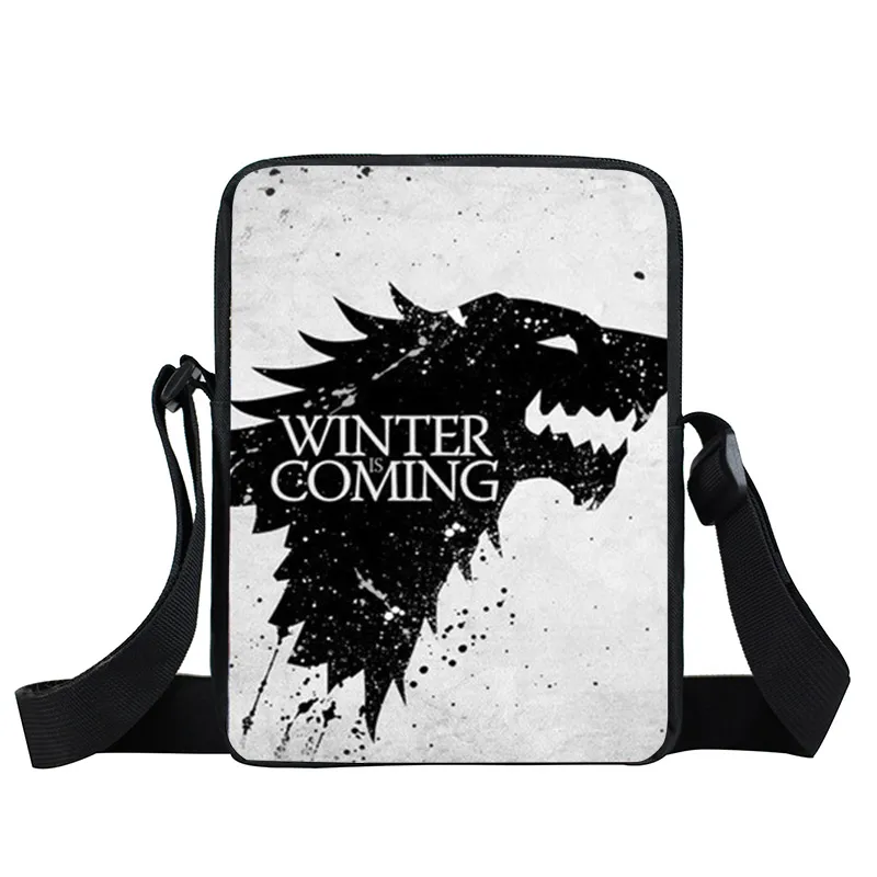 Valar Morghulis сумка-мессенджер ночные часы мини сумка на плечо женские сумки Мужские Игры престолов детские школьные сумки детские сумки - Цвет: XKB-QLDYX47