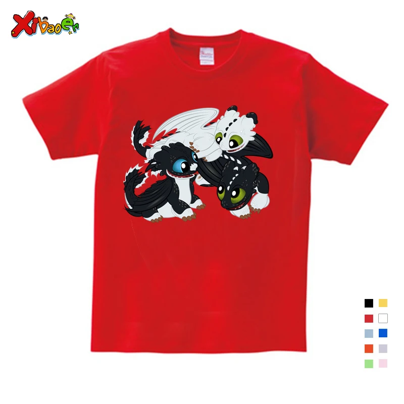 T-shirt Детские толстовки с капюшоном; детские толстовки с капюшоном «Как приручить дракона»; спортивная одежда; повседневная одежда; детские толстовки и свитера - Цвет: T-shirt