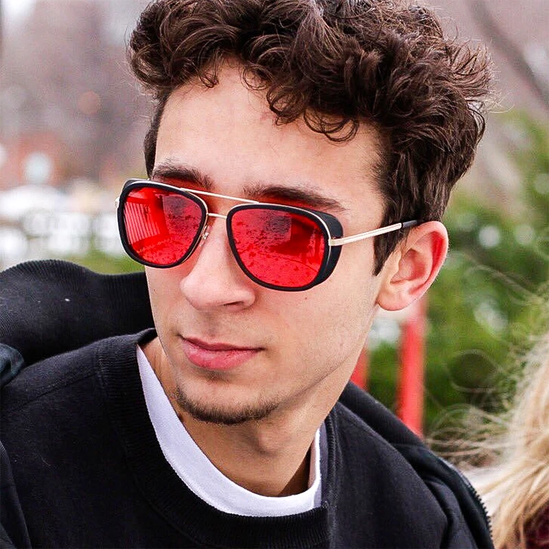 Tony Stark Red Sunglasses 2025
