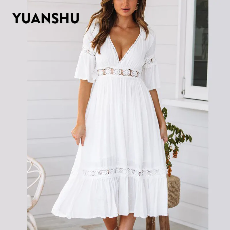 mid calf summer dresses