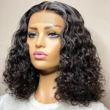 Aliexpress - Deep Bob Wig Lace Front Human Hair Wigs With Baby Hair Brazilian Remy Hair Short Pre Plucked Deep Wave Bob Wig For Black Women