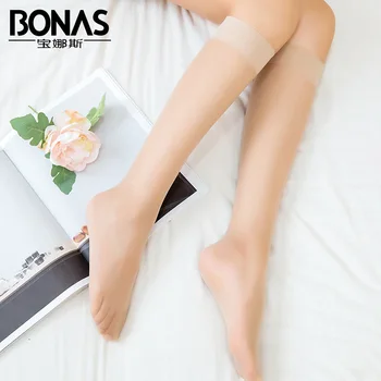 

Half Length Transparent Calf Socks Fleshcolor Socks Women's Ultra-Thin Durable Thread Mid-Calf Silk Stockings Summer Socks Women