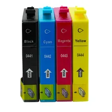 Замена чернильных картриджей Epson T0441 T0442 T0443 T0444 Stylus C64 C66 C84 C84N C84WN C86