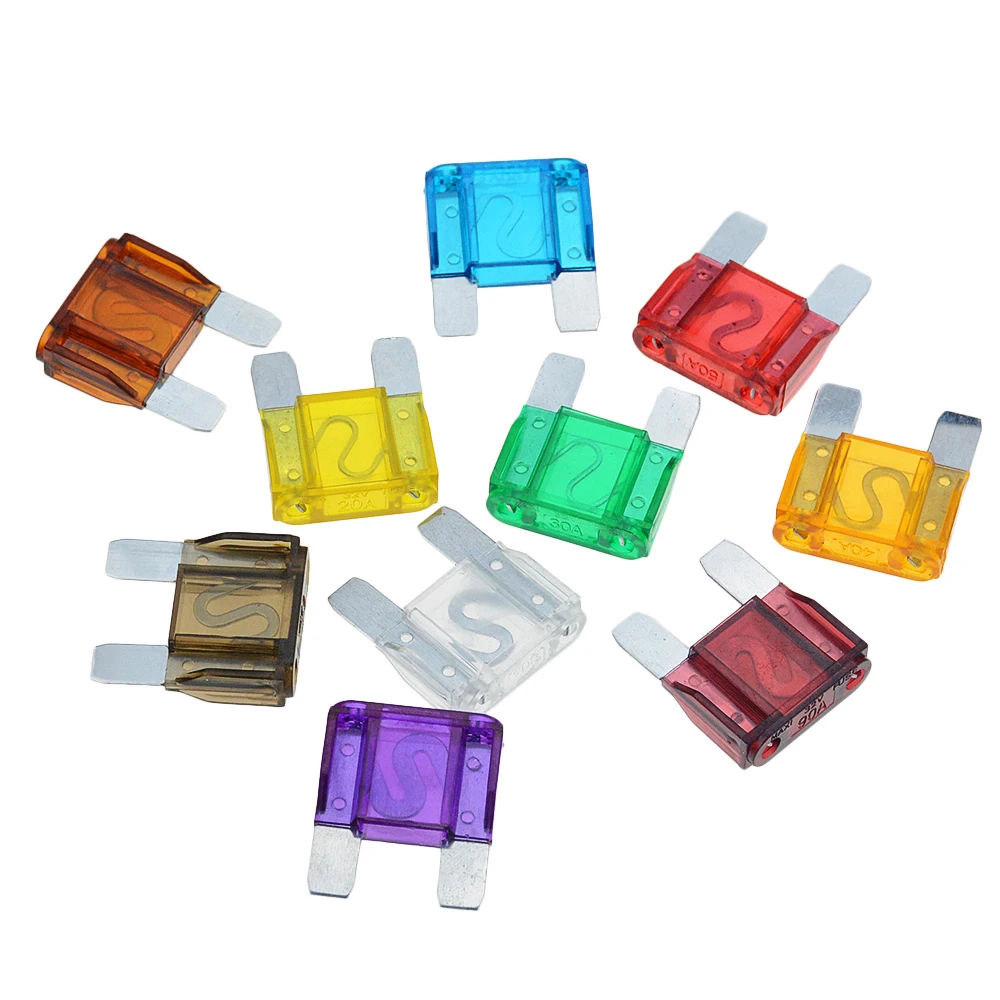 

10pcs/Lot Large Size Car Auto Blade Fuse 20A 30A 50A 60A 40A 70A 80A 100A 120A 3*3.5*0.95CM