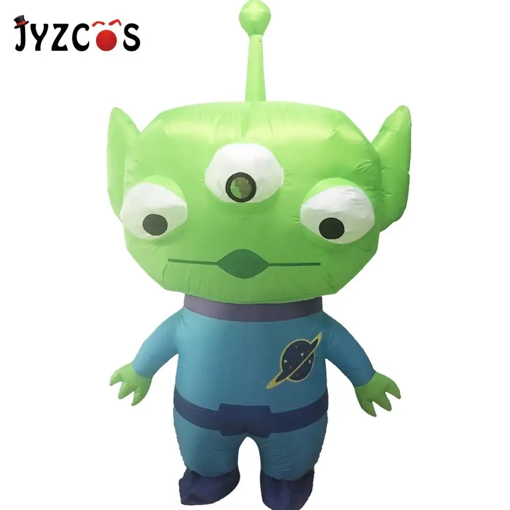 

JYZCOS Purim Cosplay Costume Three-eyed Monster Mascot Inflatable Costumes Party Halloween Carnival Christmas Women Men Adults