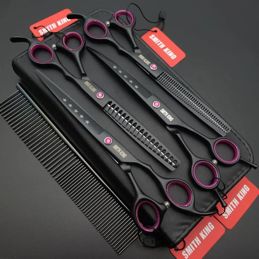 Профессиональные ножницы для груминга домашних животных 7 дюймов прямые