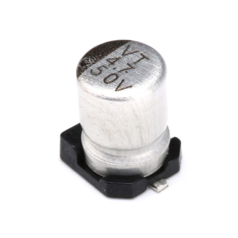 10 шт./лот SMD электролитический конденсатор с алюминиевой крышкой 6 3 V 10V 16V алюминиевая крышка 25В 50В 100V 1 мкФ 2 4 7