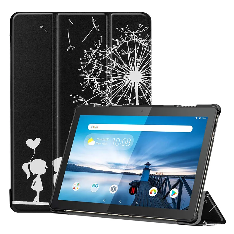 Чехол для Lenovo Tab M 10 M10 FHD Plus чехол lenovo tab TB X605L F X505F/L/X Tablet + Film|Чехлы планшетов и